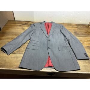 Suitsupply Sienna Int Gray Wool Blazer Jacket 40L